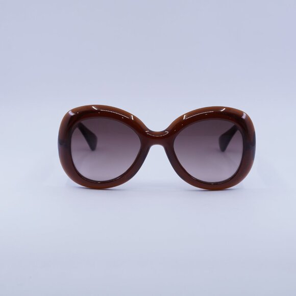 Moschino MOS162/S 009Q HA Sunglasses Brown Butterfly Frame, Brown Lenses main image 7